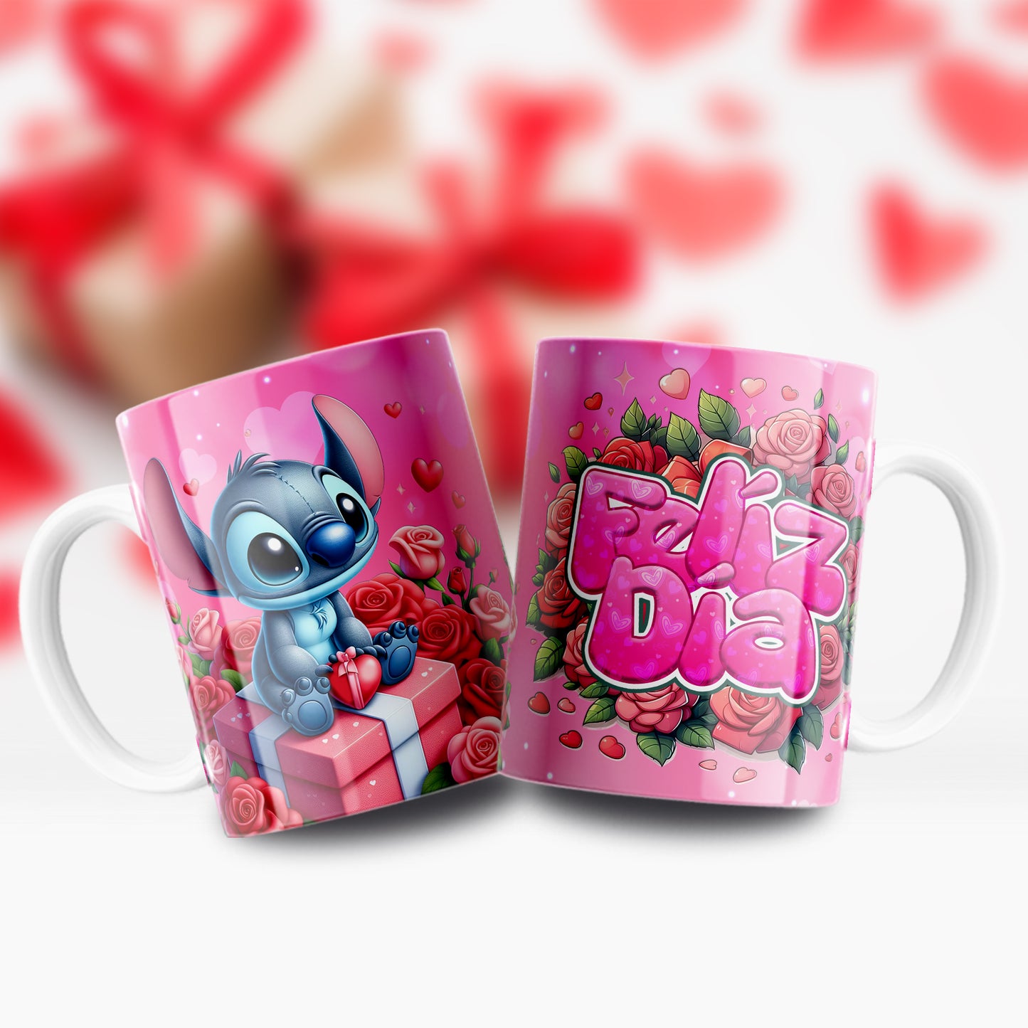 Custom Mugs - Love Designs - Stitch