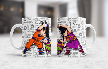 Custom Mugs - Love Designs - Cartoon Love