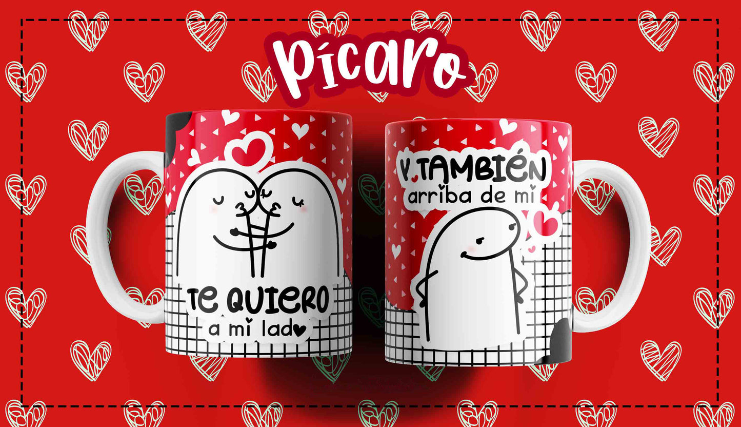 Tazas personalizadas - Diseños de amor - Flork Playful Love