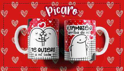 Tazas personalizadas - Diseños de amor - Flork Playful Love