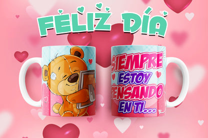 Custom Mugs - Love Designs - Teddy Bears