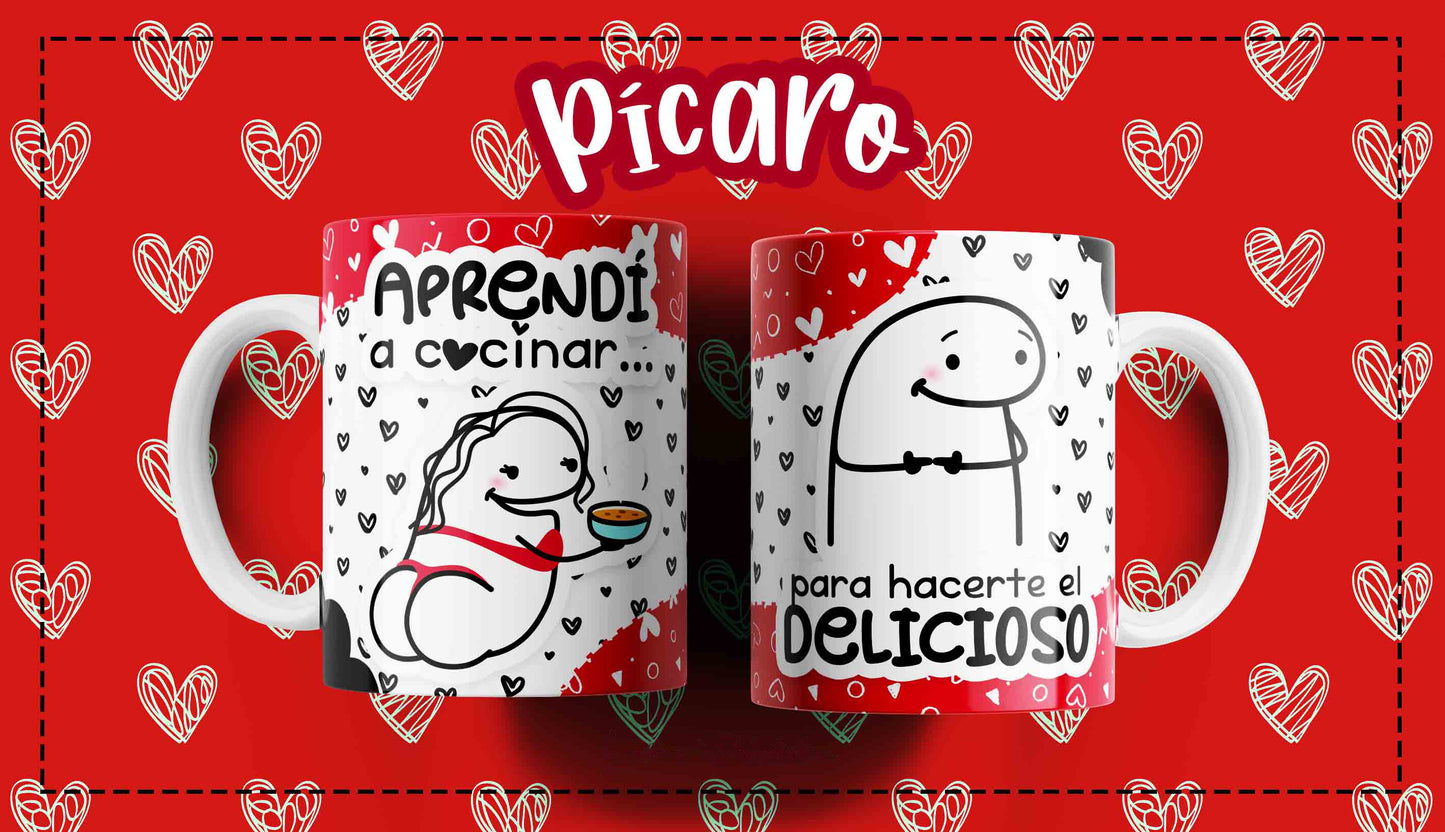 Tazas personalizadas - Diseños de amor - Flork Playful Love