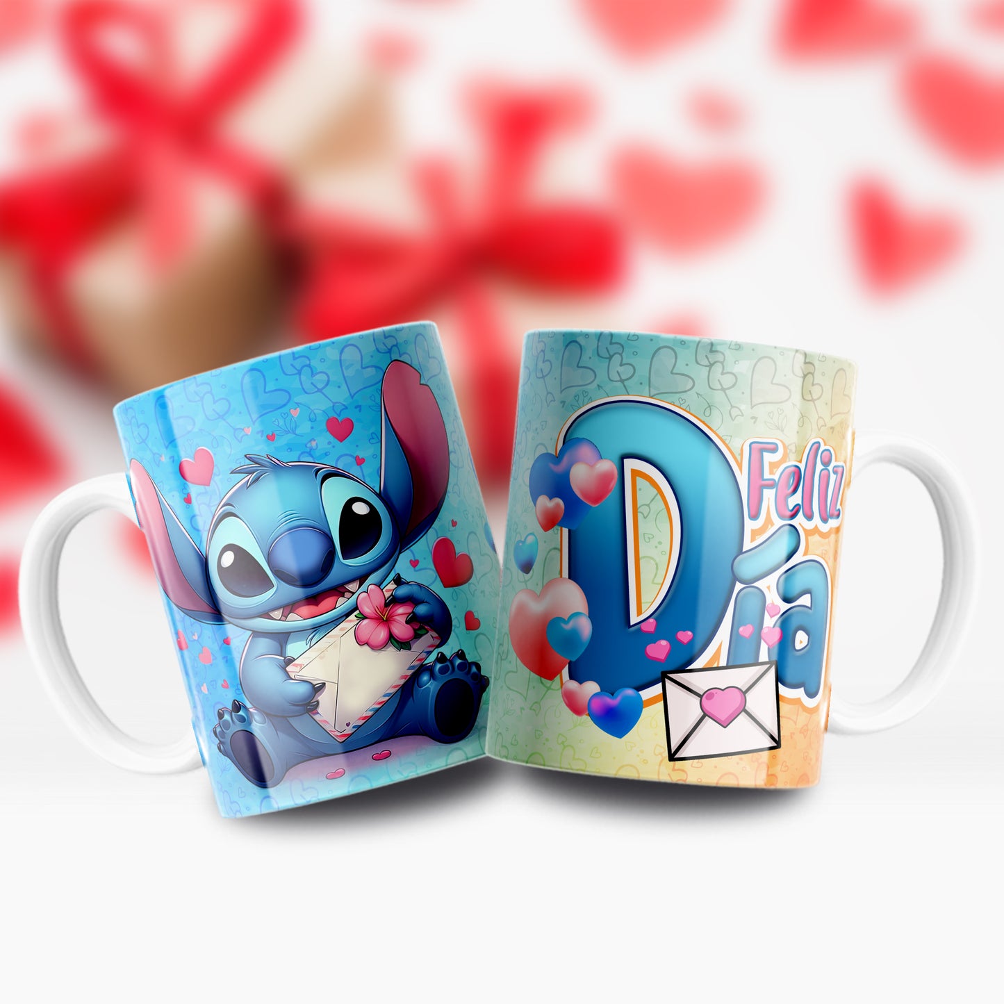 Custom Mugs - Love Designs - Stitch