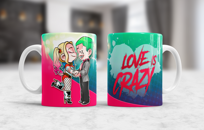 Custom Mugs - Love Designs - Cartoon Love