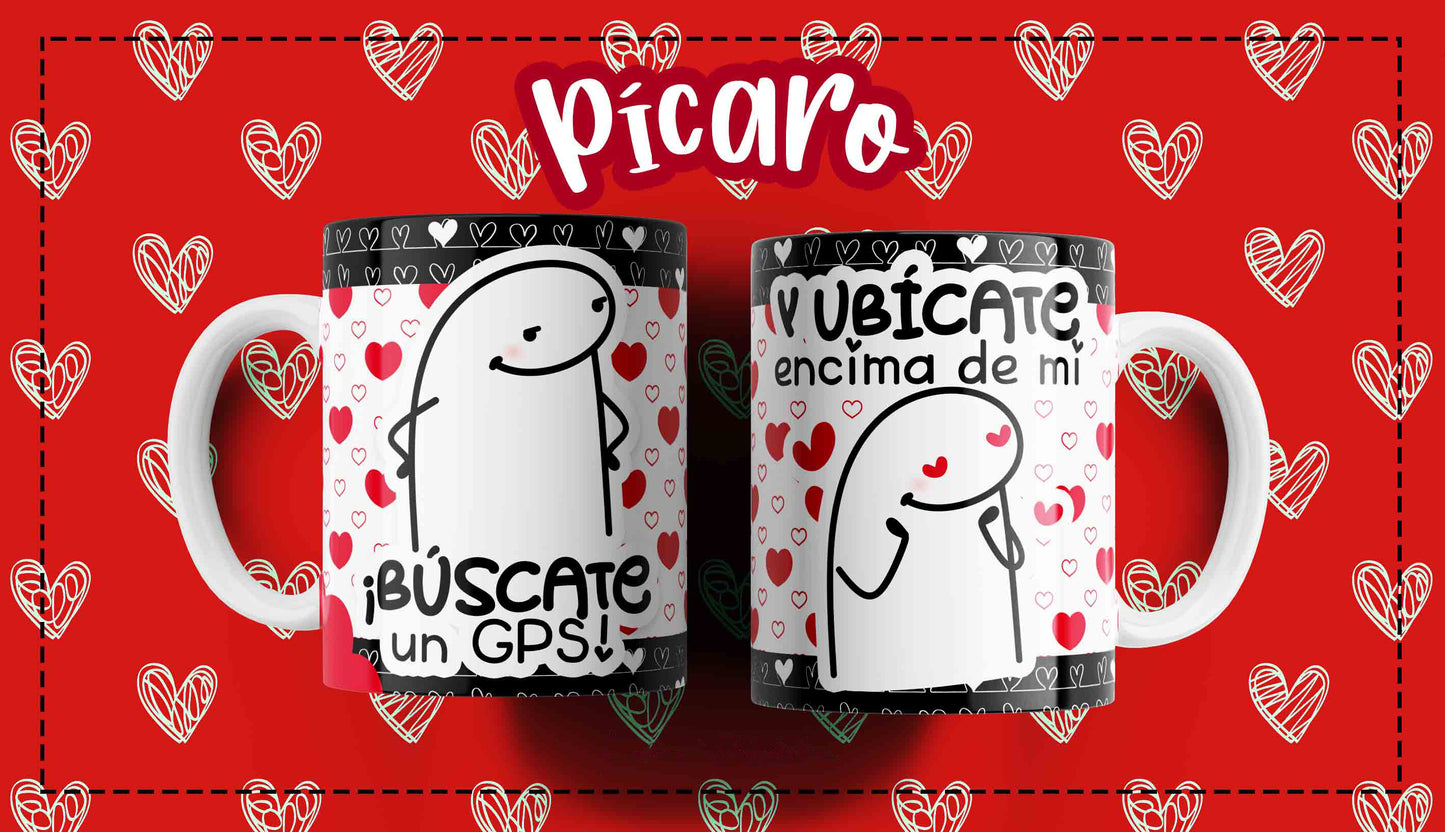 Tazas personalizadas - Diseños de amor - Flork Playful Love