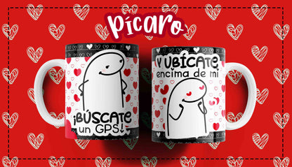 Tazas personalizadas - Diseños de amor - Flork Playful Love