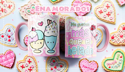Custom Mugs - Love Designs - Cute Cartoon