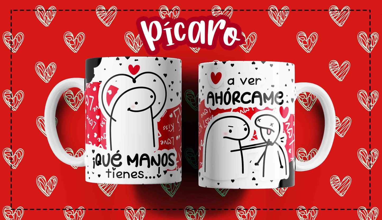 Tazas personalizadas - Diseños de amor - Flork Playful Love