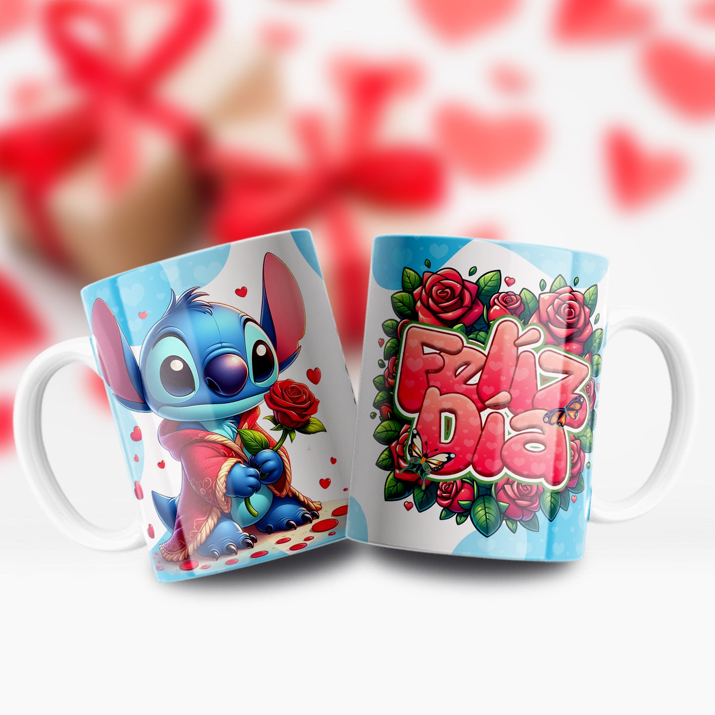 Custom Mugs - Love Designs - Stitch