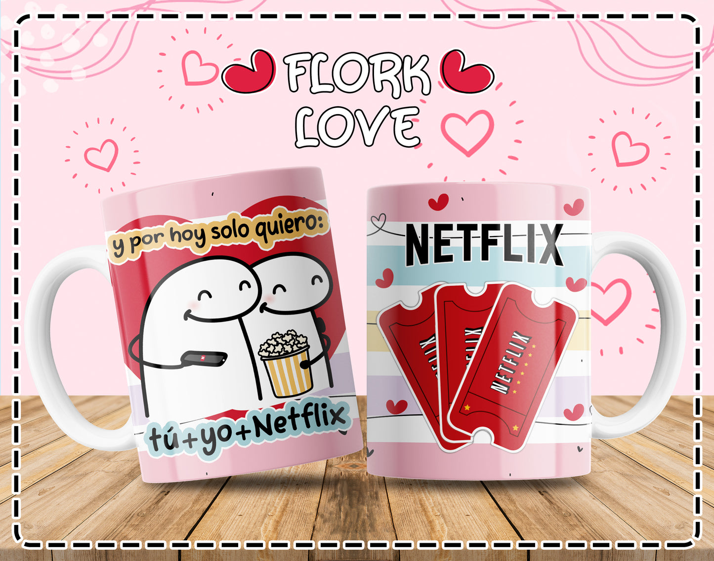 Custom Mugs - Love Designs - Flork Love