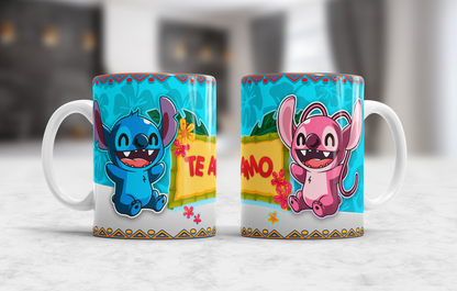 Custom Mugs - Love Designs - Cartoon Love