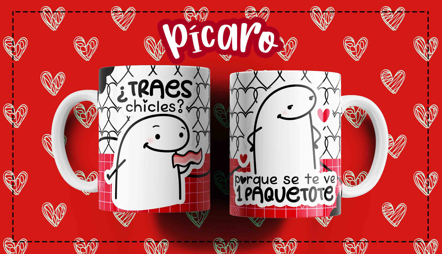 Tazas personalizadas - Diseños de amor - Flork Playful Love