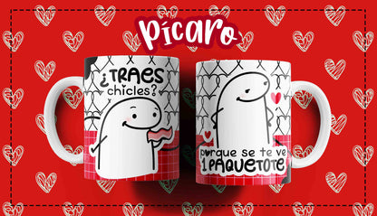 Tazas personalizadas - Diseños de amor - Flork Playful Love