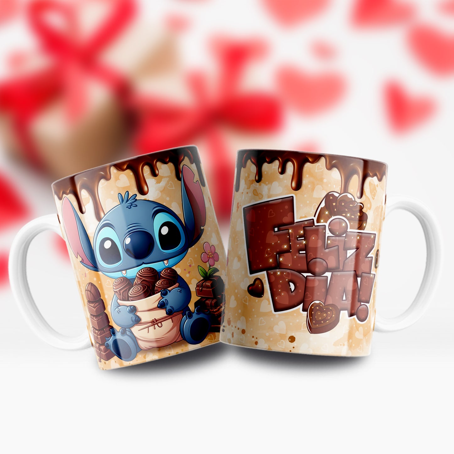 Custom Mugs - Love Designs - Stitch