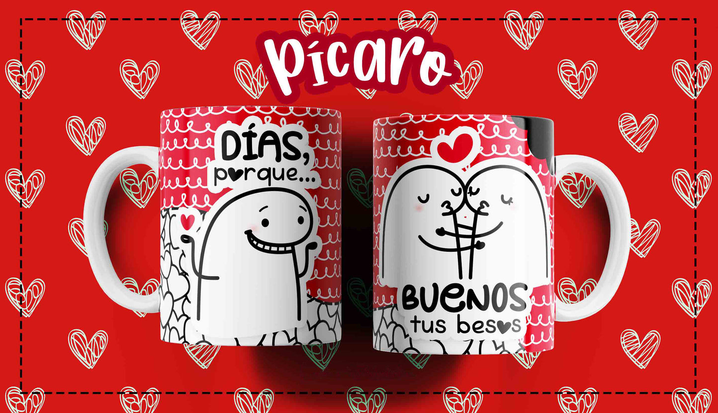 Tazas personalizadas - Diseños de amor - Flork Playful Love