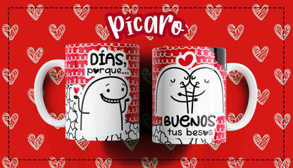 Tazas personalizadas - Diseños de amor - Flork Playful Love