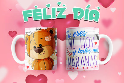 Custom Mugs - Love Designs - Teddy Bears