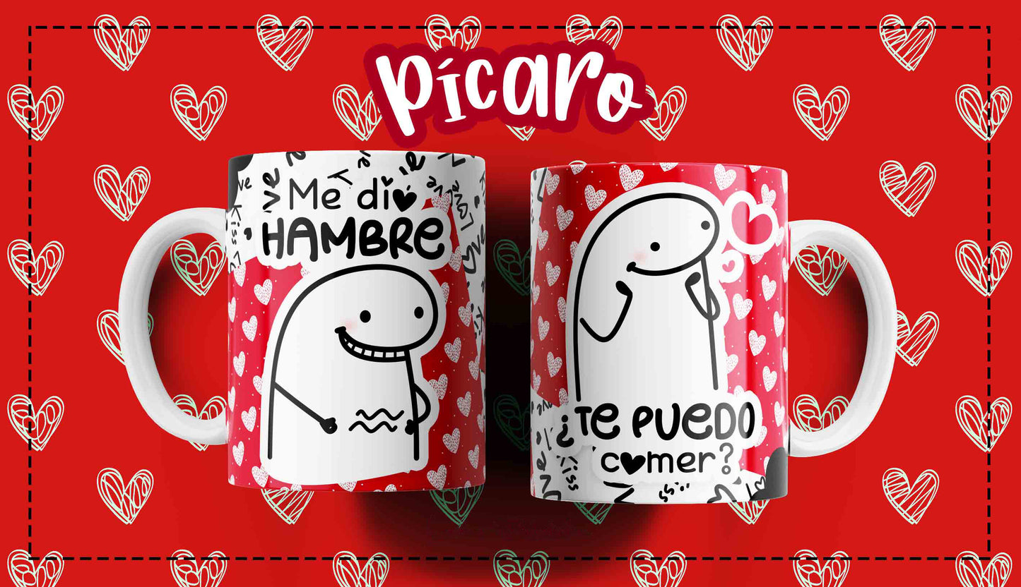 Tazas personalizadas - Diseños de amor - Flork Playful Love