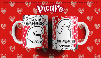 Tazas personalizadas - Diseños de amor - Flork Playful Love