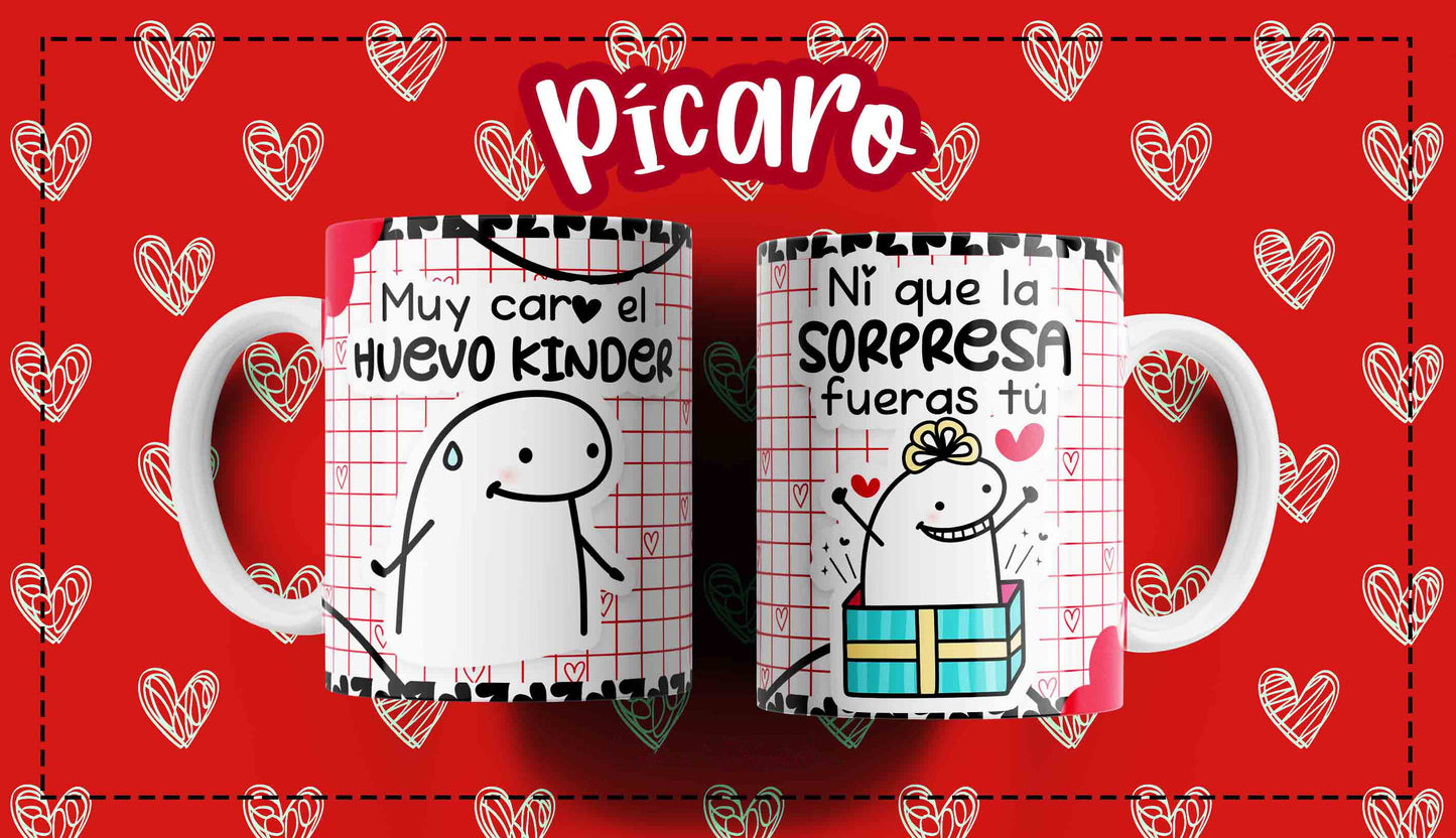 Tazas personalizadas - Diseños de amor - Flork Playful Love