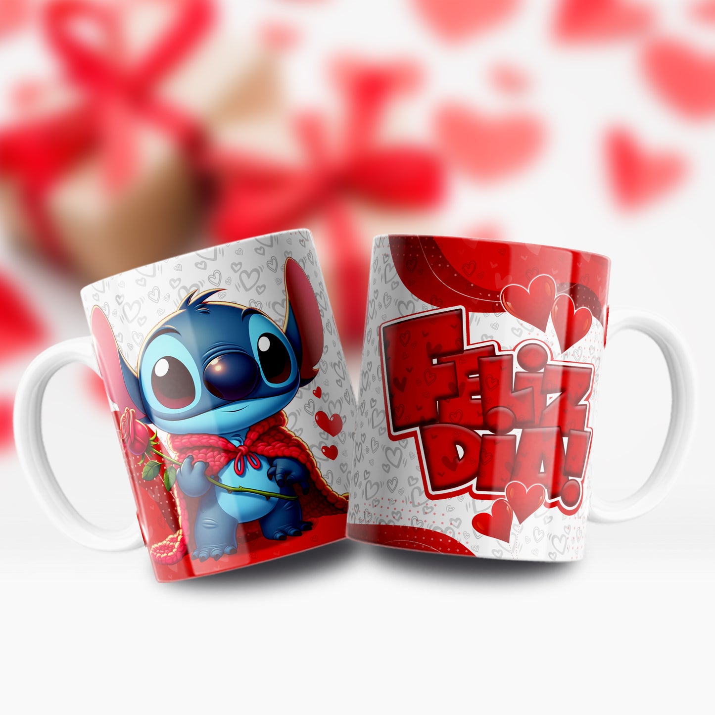 Custom Mugs - Love Designs - Stitch