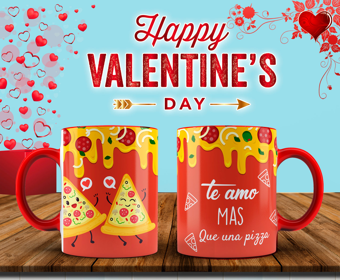 Custom Mugs - Love Designs - Valentine Collection