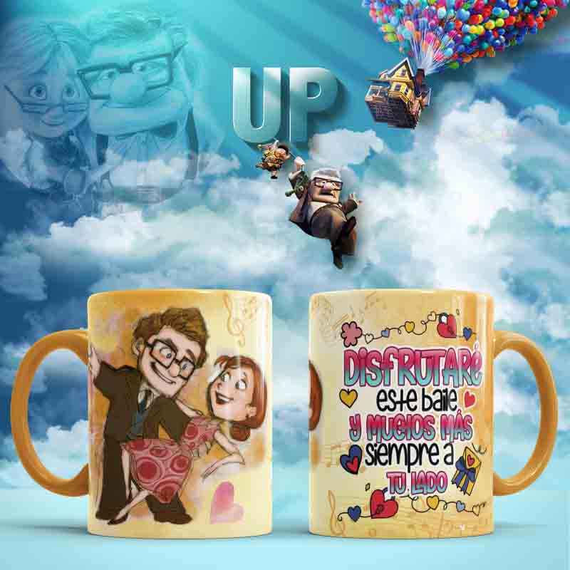Custom mugs - Love designs - Cute UP Adventure 2