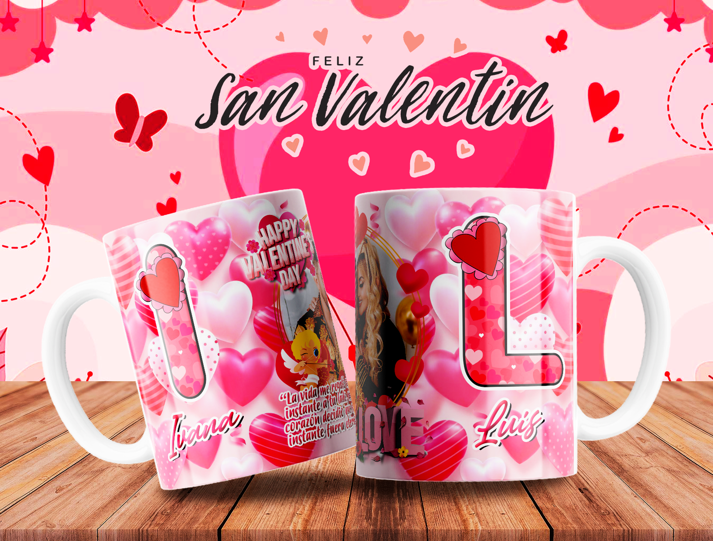 Custom Mugs - Love Designs - Love ABC