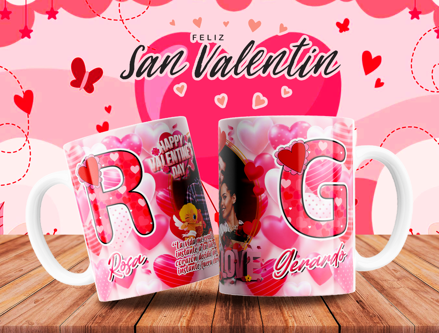 Custom Mugs - Love Designs - Love ABC